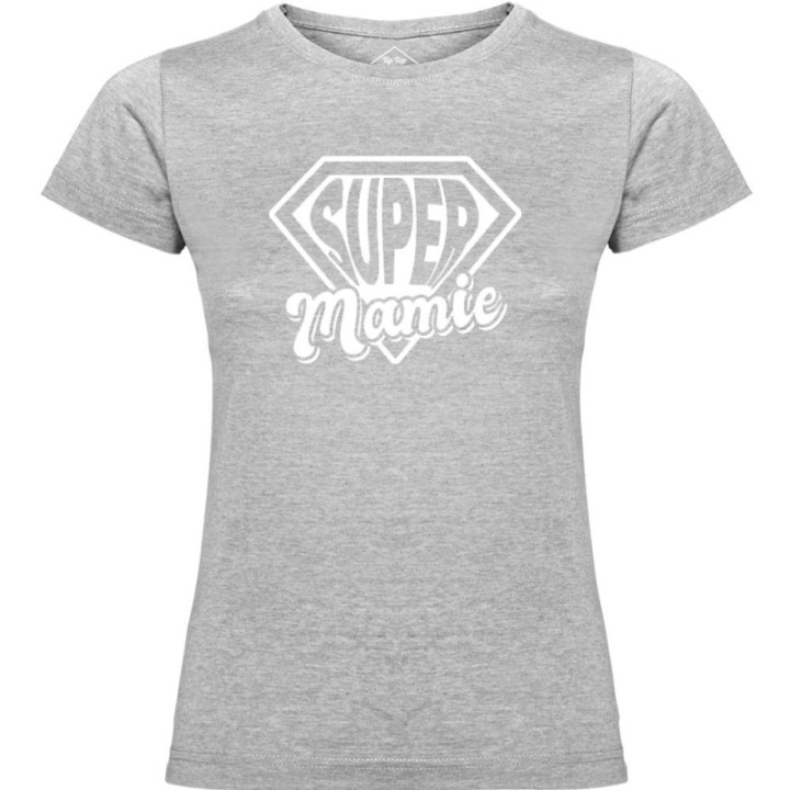 Tip Top Tshirt - T-shirt Femme Super Mamie - Made in France