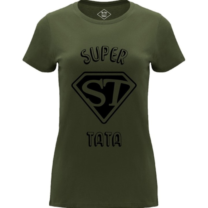 Tip Top Tshirt - T-shirt Femme Super Tata - Made in France