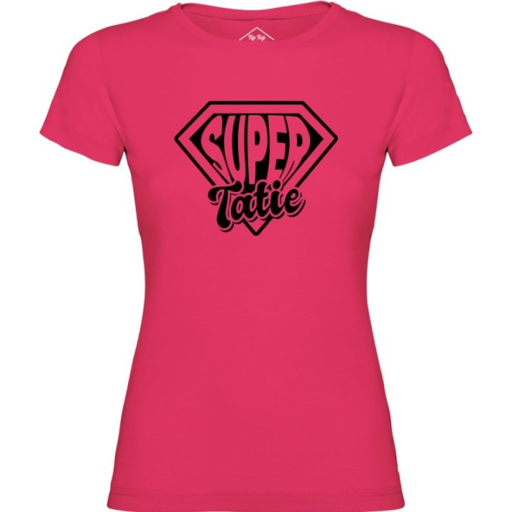 Tip Top Tshirt - T-shirt Femme Super Tatie - Made in France