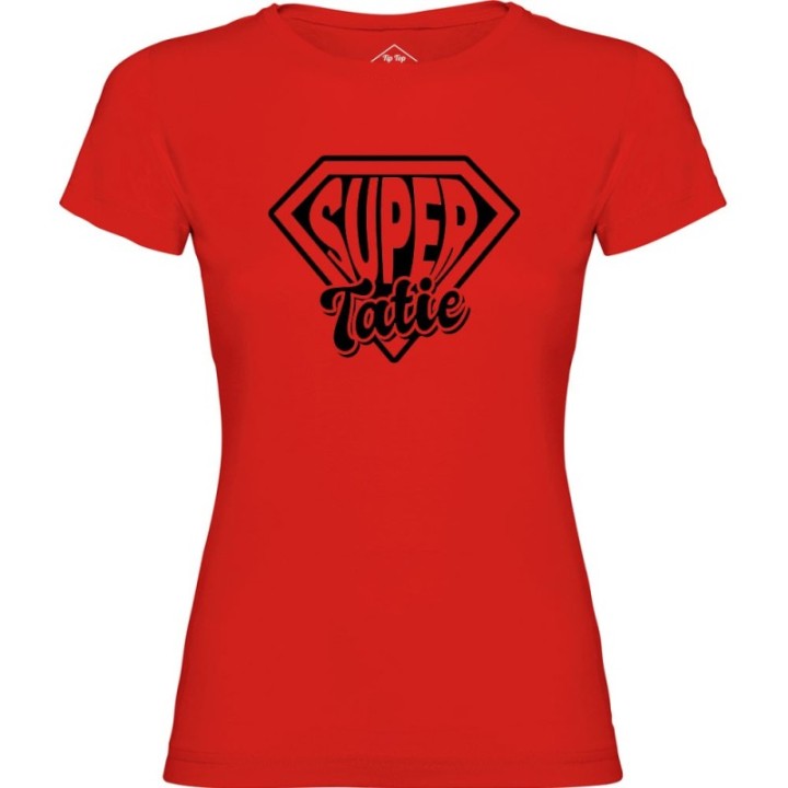 Tip Top Tshirt - T-shirt Femme Super Tatie - Made in France