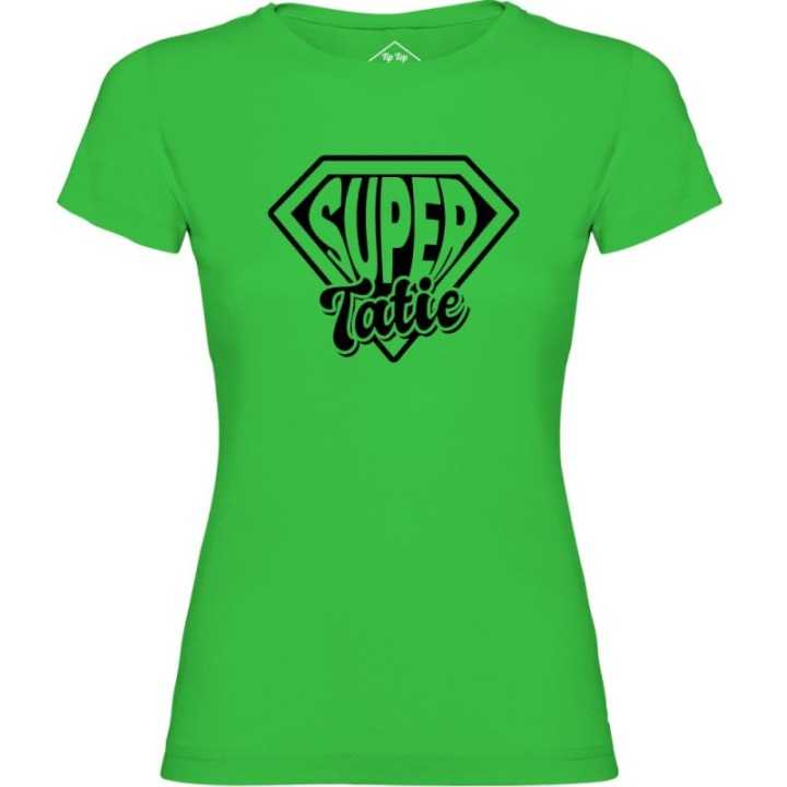 Tip Top Tshirt - T-shirt Femme Super Tatie - Made in France