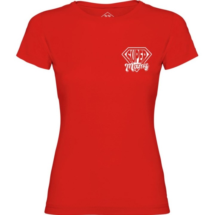 Tip Top Tshirt - T-shirt Femme Super Mamy - Made in France