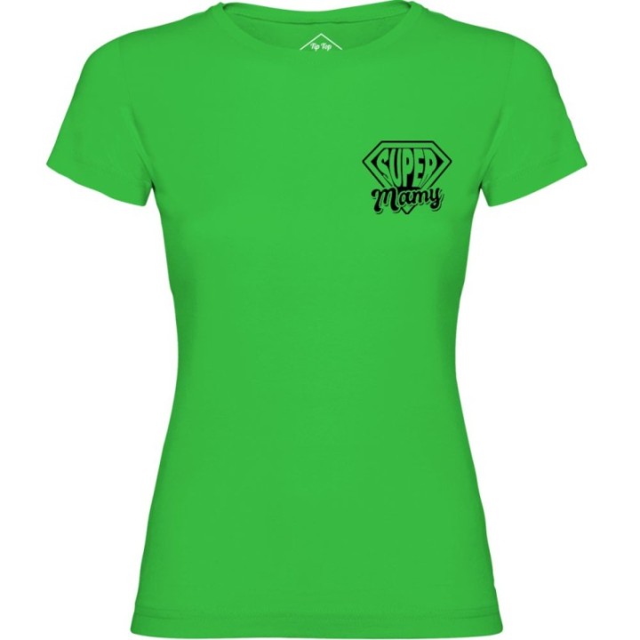 Tip Top Tshirt - T-shirt Femme Super Mamy - Made in France