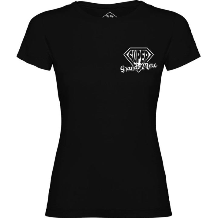 Tip Top Tshirt - T-shirt Femme Super Grand-Mère - Made in France