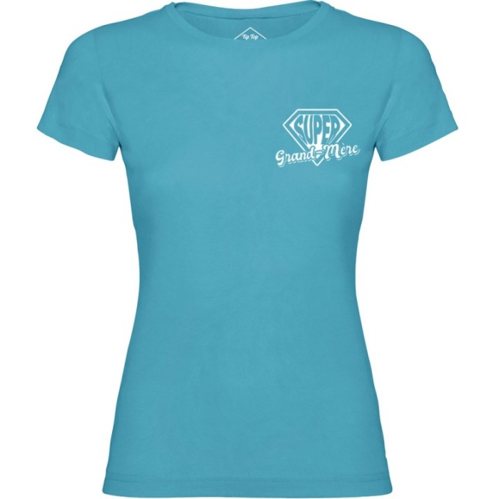 Tip Top Tshirt - T-shirt Femme Super Grand-Mère - Made in France