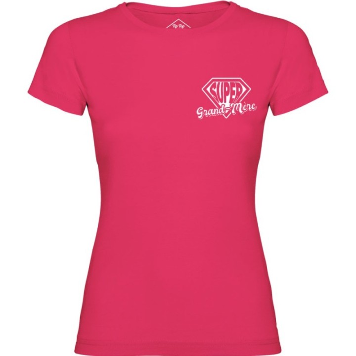 Tip Top Tshirt - T-shirt Femme Super Grand-Mère - Made in France