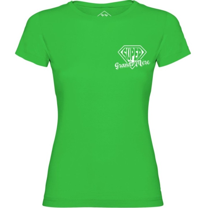 Tip Top Tshirt - T-shirt Femme Super Grand-Mère - Made in France