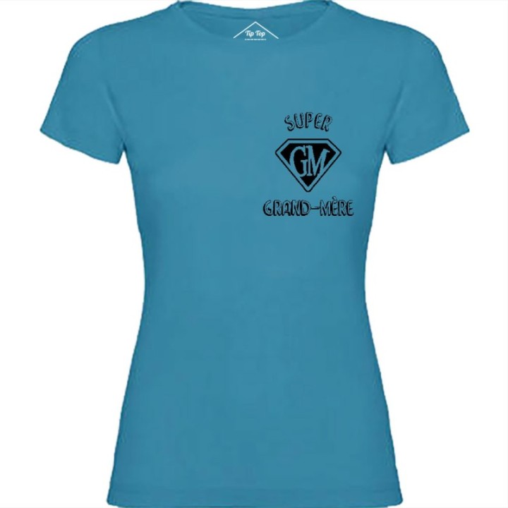 Tip Top Tshirt - T-shirt Femme Super Grand-Mère - Made in France