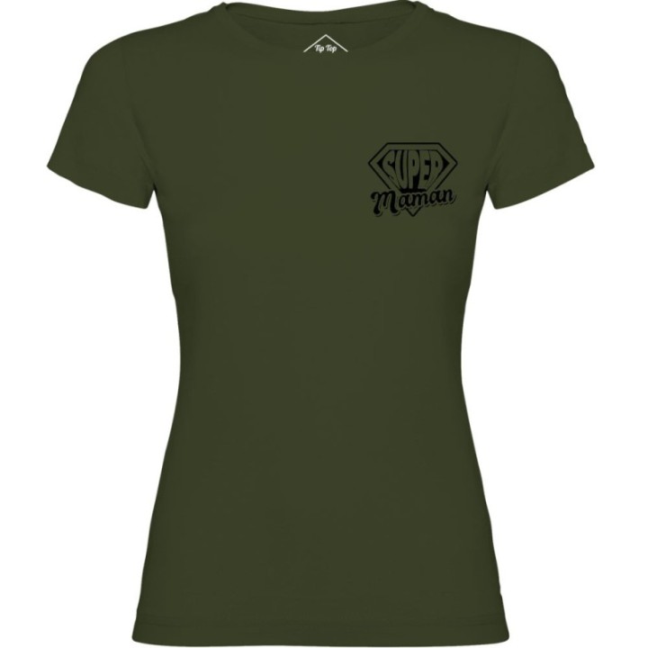 Tip Top Tshirt - T-shirt Femme Super Maman - Made in France