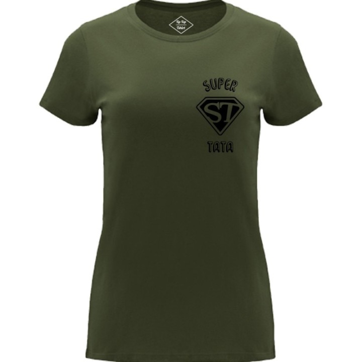 Tip Top Tshirt - T-shirt Femme Super Tata - Made in France