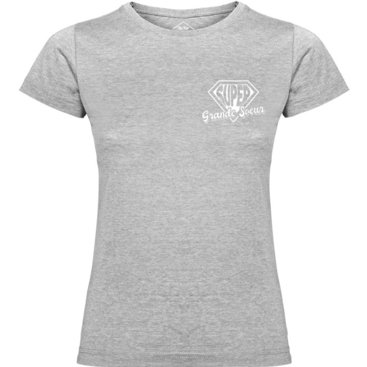 Tip Top Tshirt - T-shirt Femme Super Grande Soeur - Made in France