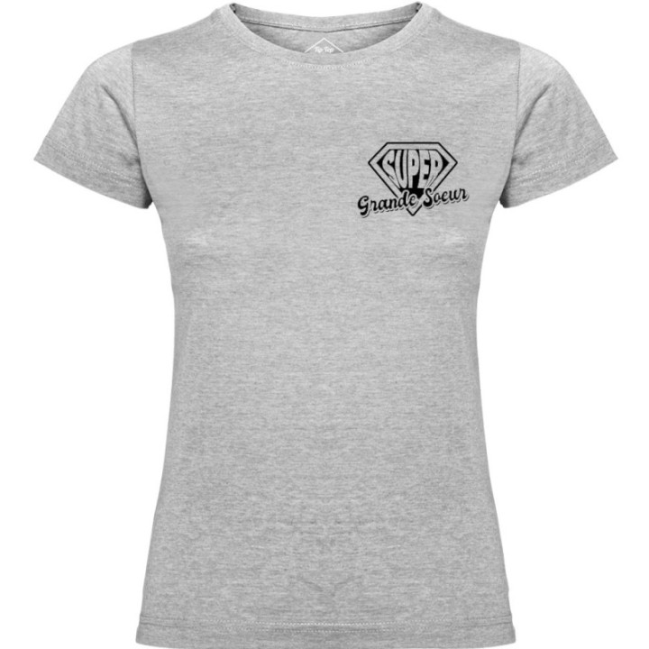 Tip Top Tshirt - T-shirt Femme Super Grande Soeur - Made in France