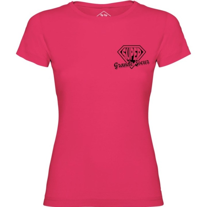 Tip Top Tshirt - T-shirt Femme Super Grande Soeur - Made in France