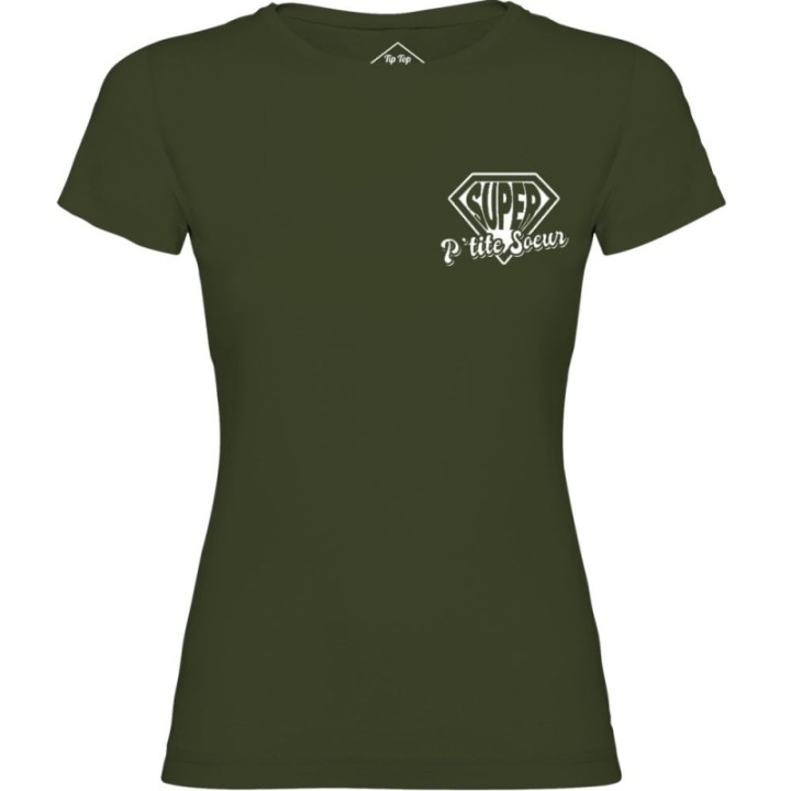 Tip Top Tshirt - T-shirt Femme Super P'tite Soeur - Made in France