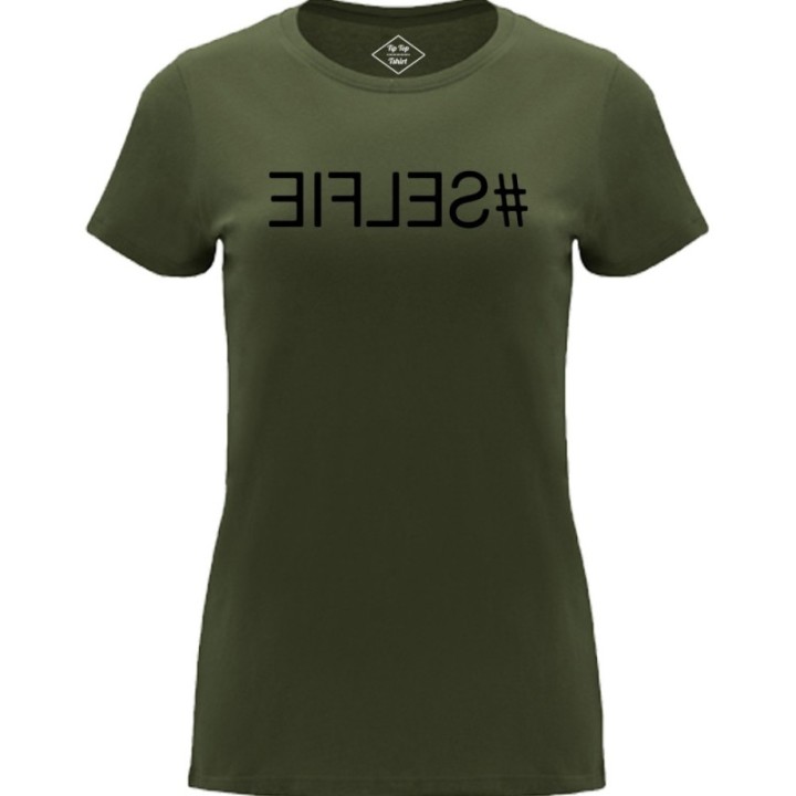Tip Top Tshirt - T-shirt Femme #SELFIE - Made in France