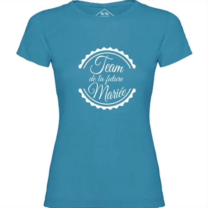 Tip Top Tshirt - T-shirt Femme Team de la future mariée - Made in France