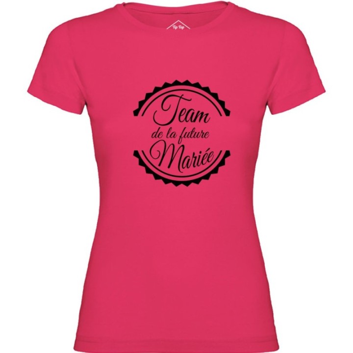 Tip Top Tshirt - T-shirt Femme Team de la future mariée - Made in France