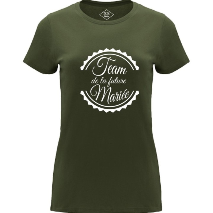 Tip Top Tshirt - T-shirt Femme Team de la future mariée - Made in France