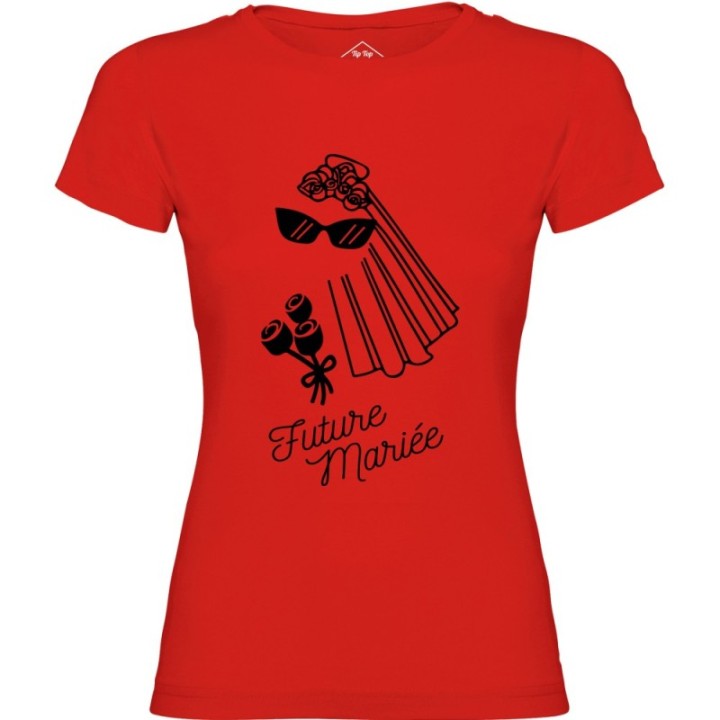 Tip Top Tshirt - T-shirt Femme Future mariée - Made in France