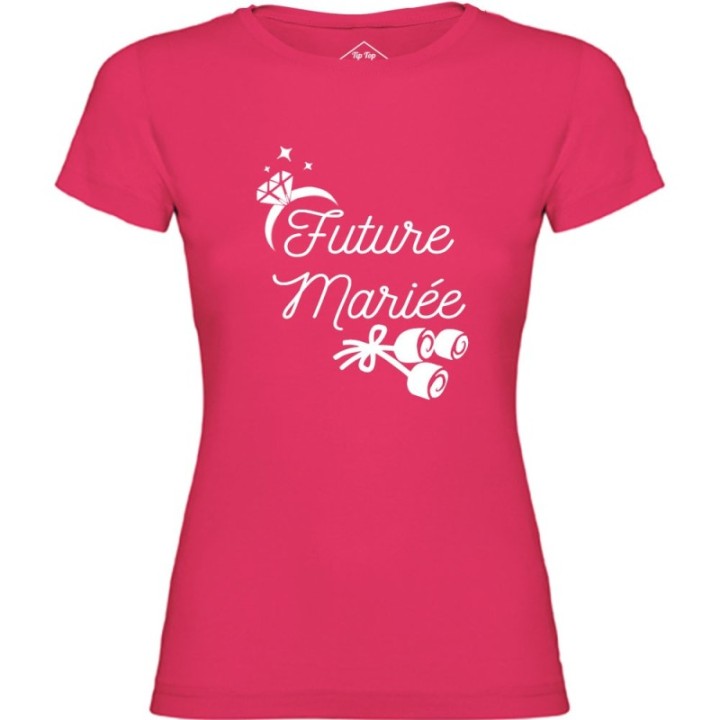 Tip Top Tshirt - T-shirt Femme Future mariée - Made in France