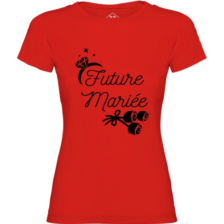 Tip Top Tshirt - T-shirt Femme Future mariée - Made in France