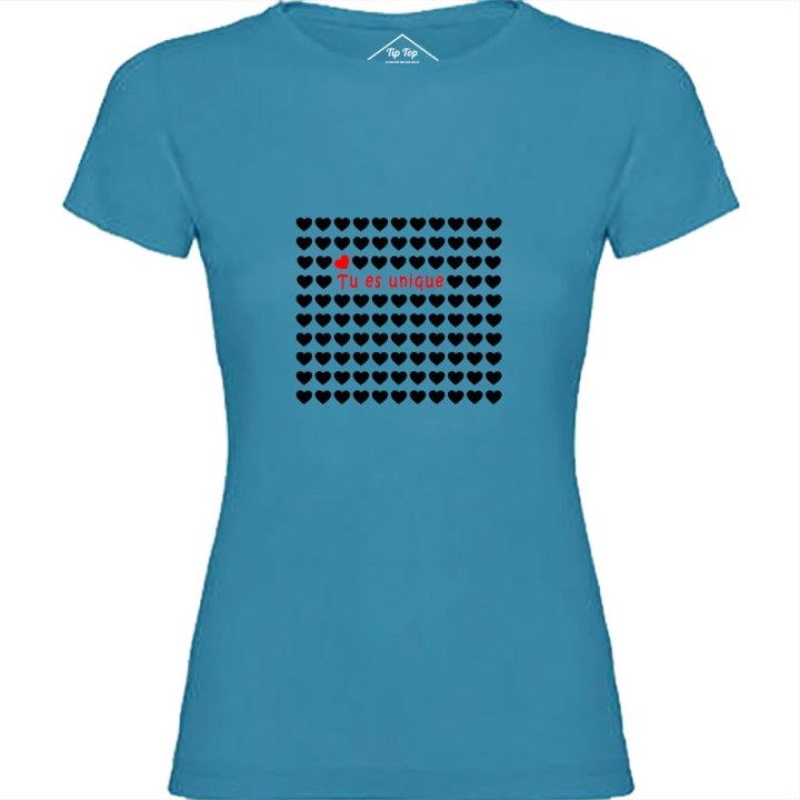 Tip Top Tshirt - T-shirt Femme Tu es unique - Made in France