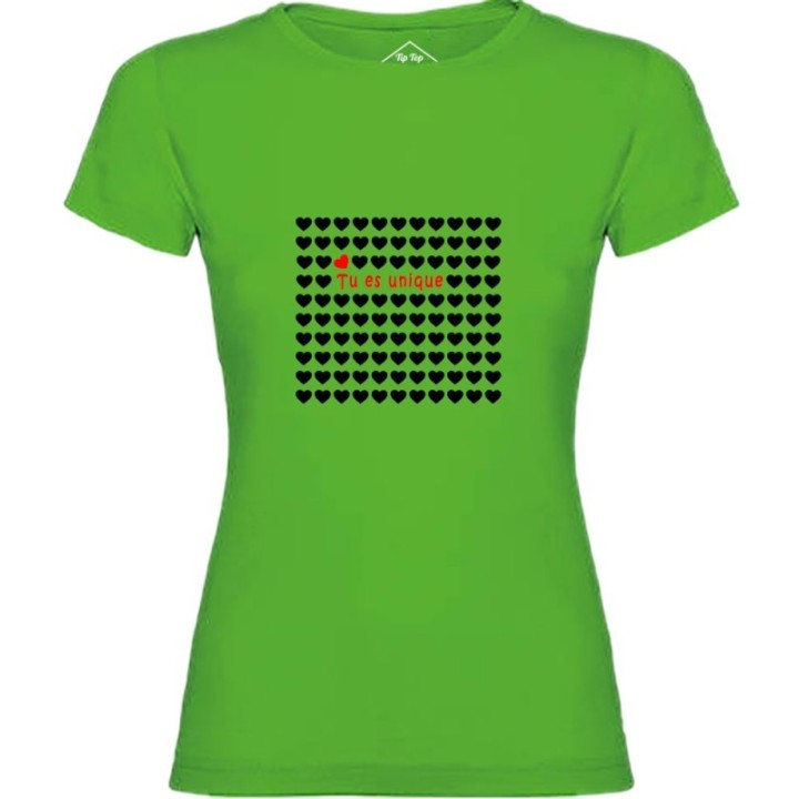 Tip Top Tshirt - T-shirt Femme Tu es unique - Made in France