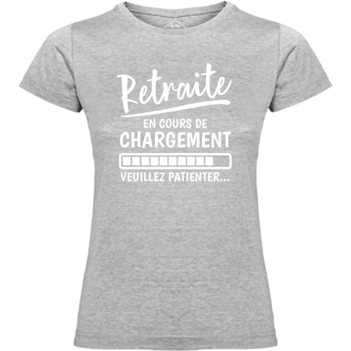 Tip Top Tshirt - T-shirt Femme Retraite en cours de chargement - Made in France