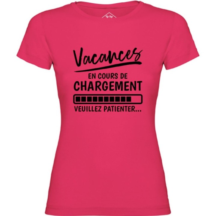 Tip Top Tshirt - T-shirt Femme Vacances en cours de chargement - Made in France