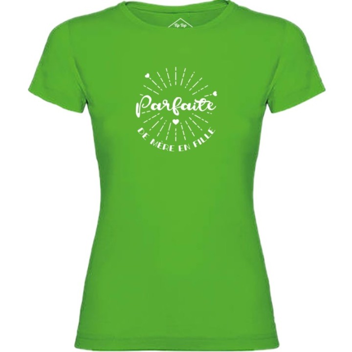 Tip Top Tshirt - T-shirt Femme Parfaite de mère en fille - Made in France