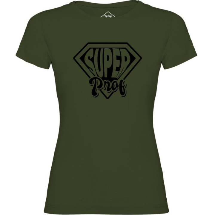 Tip Top Tshirt - T-shirt Femme Super prof - Made in France