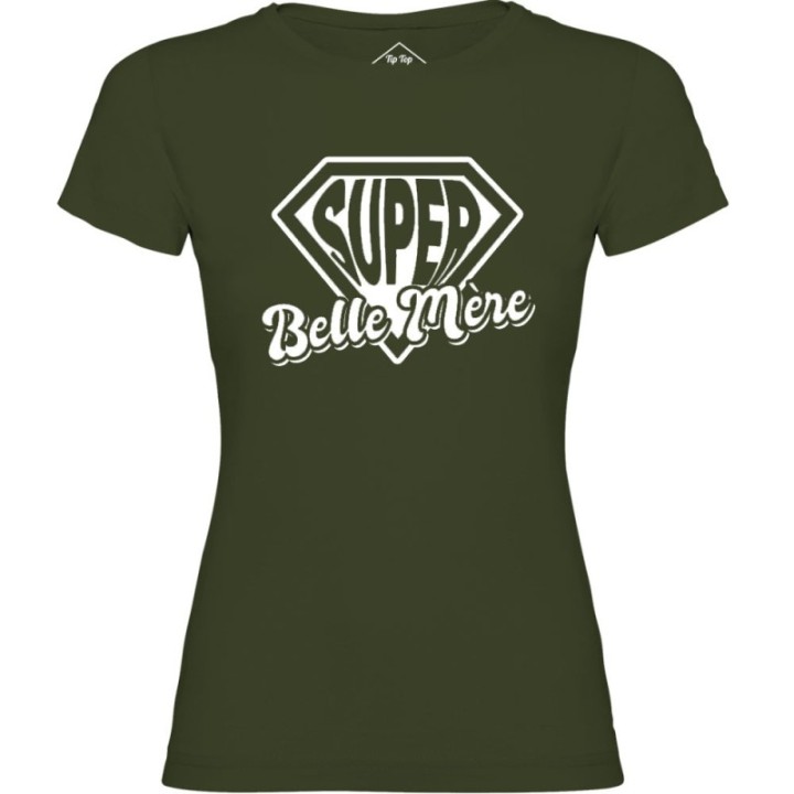 Tip Top Tshirt - T-shirt Femme Super Belle-mère - Made in France