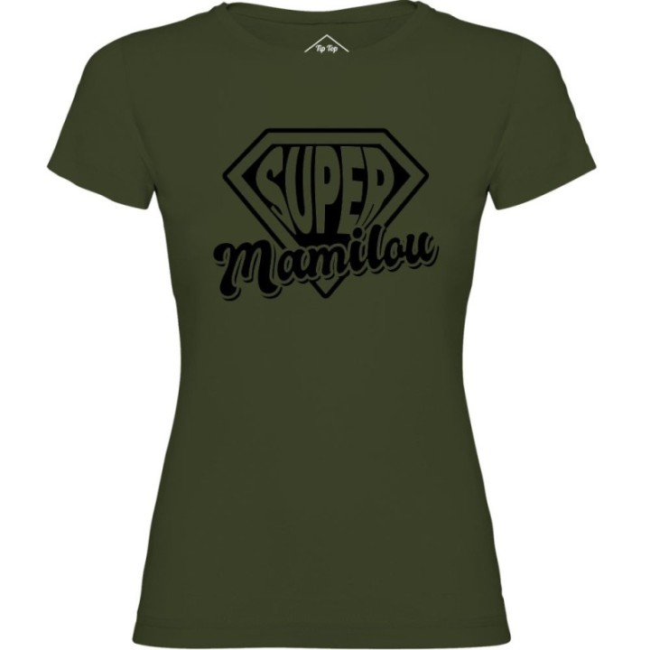 Tip Top Tshirt - T-shirt Femme Super Mamilou - Made in France