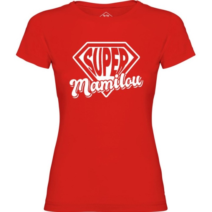 Tip Top Tshirt - T-shirt Femme Super Mamilou - Made in France