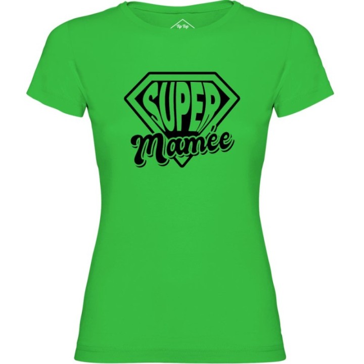 Tip Top Tshirt - T-shirt Femme Super Mamée - Made in France