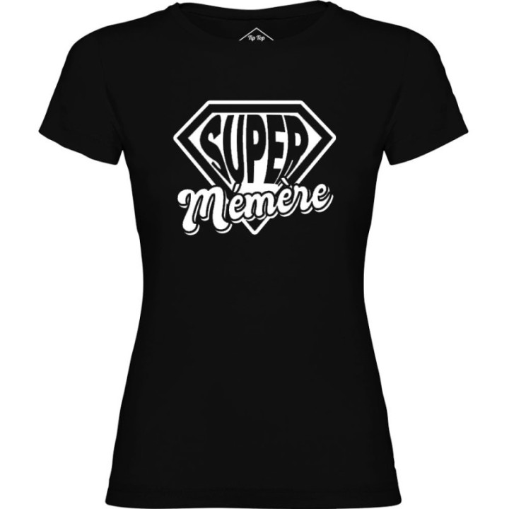 Tip Top Tshirt - T-shirt Femme Super Mémère - Made in France