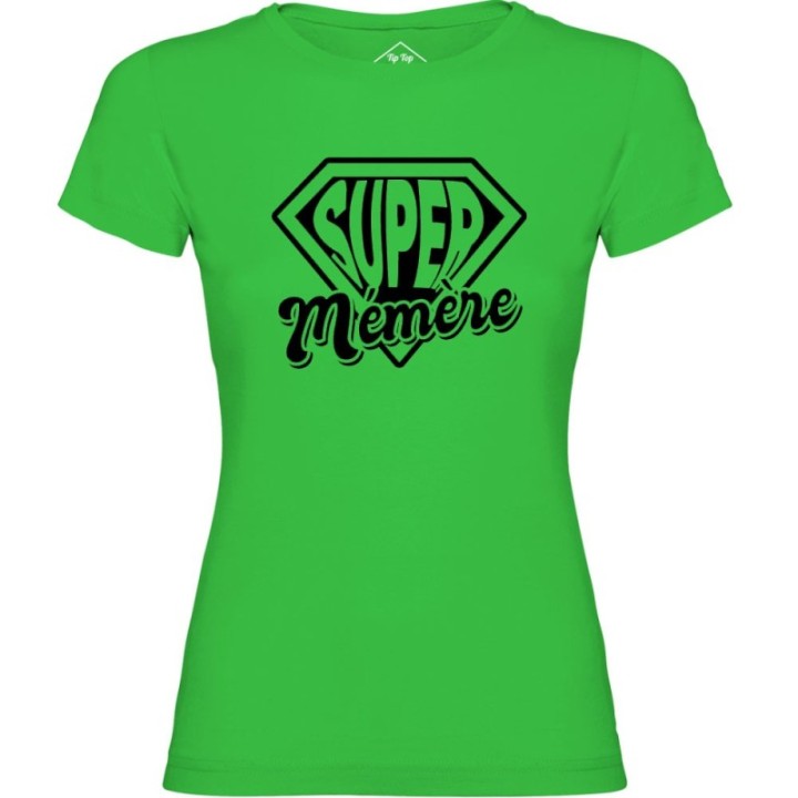 Tip Top Tshirt - T-shirt Femme Super Mémère - Made in France