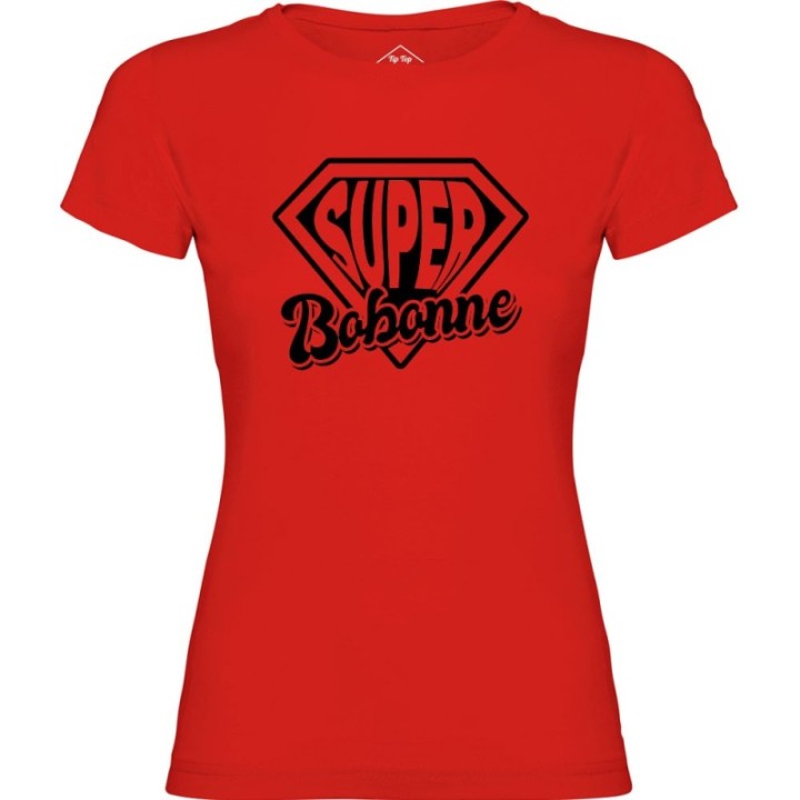 Tip Top Tshirt - T-shirt Femme Super Bobonne - Made in France