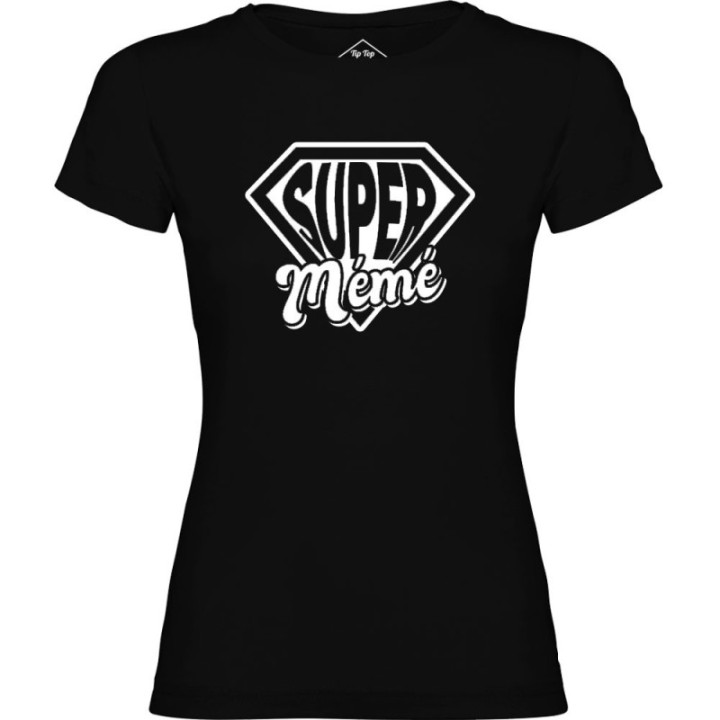 Tip Top Tshirt - T-shirt Femme Super Mémé - Made in France