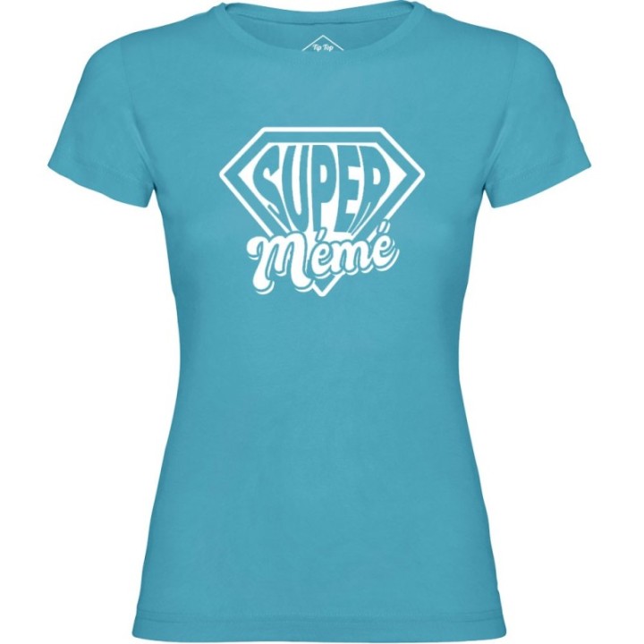 Tip Top Tshirt - T-shirt Femme Super Mémé - Made in France