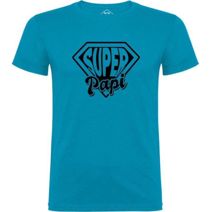 Tip Top Tshirt - T-shirt Homme Super Papi - Made in France