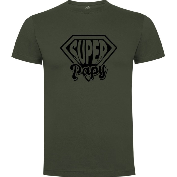 Tip Top Tshirt - T-shirt Homme Super Papy - Made in France