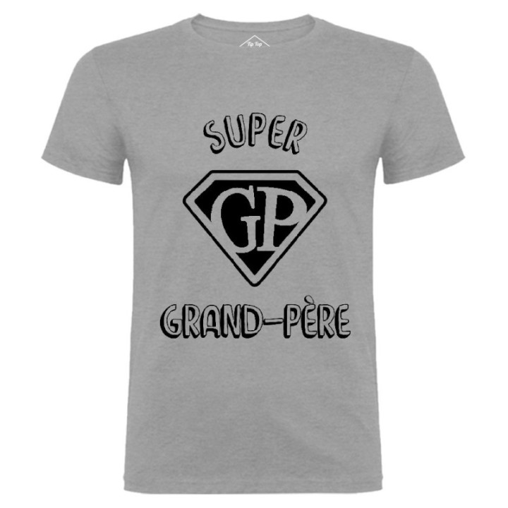 Tip Top Tshirt - T-shirt Homme Super grand-père - Made in France
