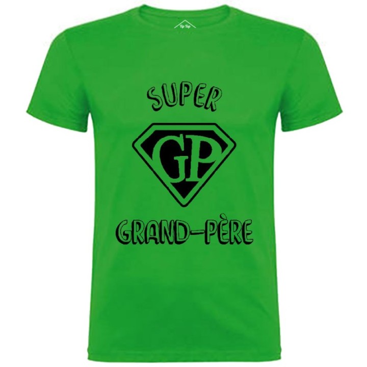 Tip Top Tshirt - T-shirt Homme Super grand-père - Made in France