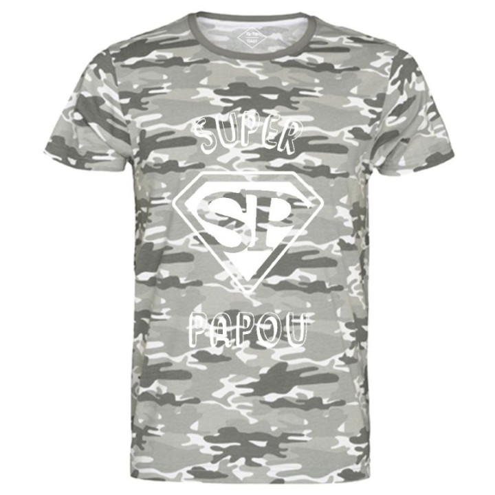 Tip Top Tshirt - T-shirt Homme Super Papou - Made in France
