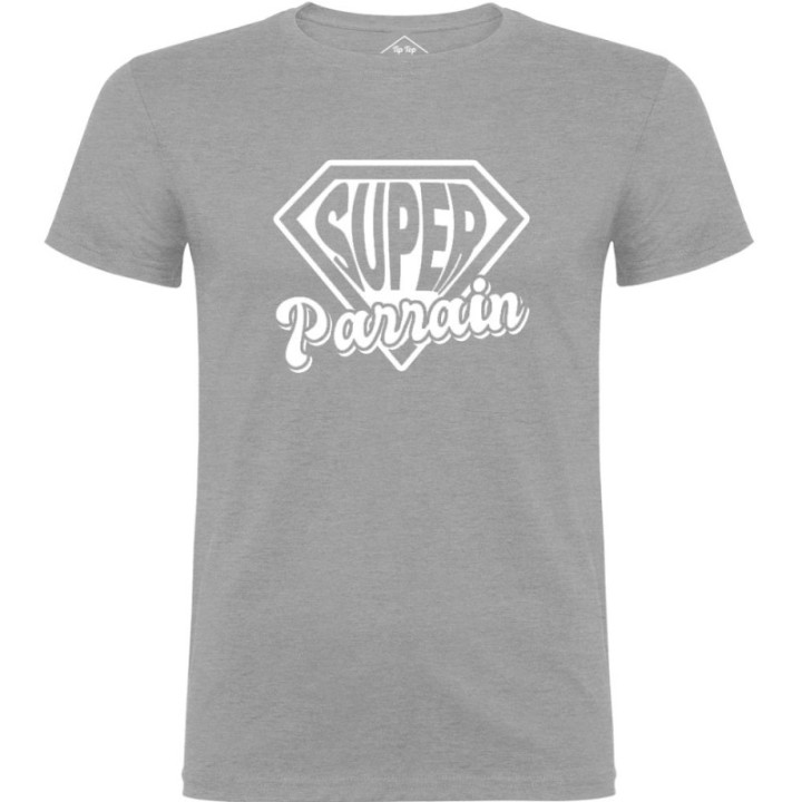 Tip Top Tshirt - T-shirt Homme Super Parrain - Made in France