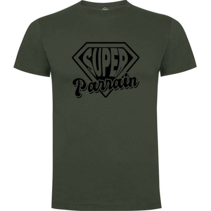 Tip Top Tshirt - T-shirt Homme Super Parrain - Made in France