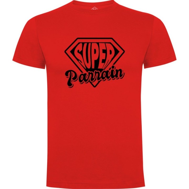 Tip Top Tshirt - T-shirt Homme Super Parrain - Made in France