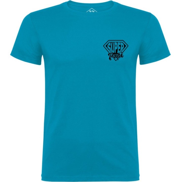 Tip Top Tshirt - T-shirt Homme Super Papi - Made in France