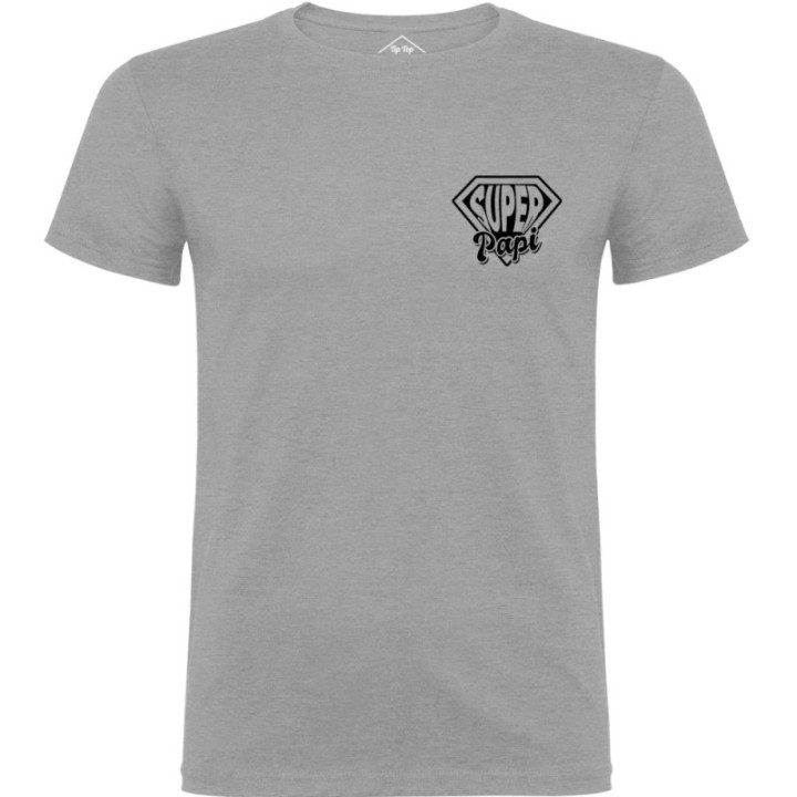 Tip Top Tshirt - T-shirt Homme Super Papi - Made in France